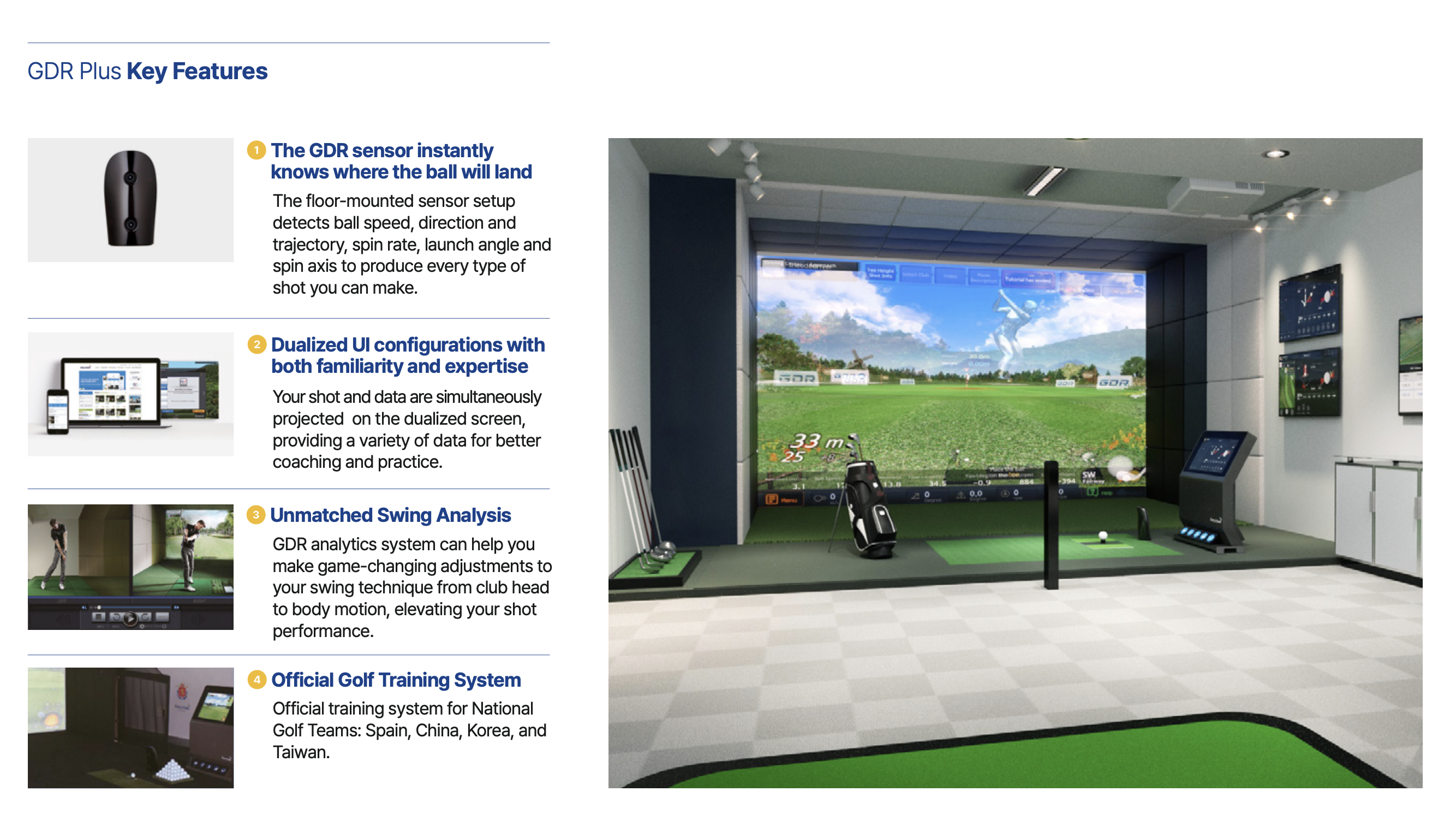 Golfzon GDR PLUS Golf Simulator